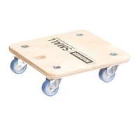 Wagner Chariot de Transport MM 1353 I 29 x 29 x 8,5 cm - Charge 250 kg - pour Objets, équipements et Meubles I Trou de préhension I très Mobile I certifié FSC® - 20135301