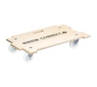 Wagner Chariot de Transport MM 1382 I 59 x 39 x 11 cm - Charge 250 kg - pour Charges de (Presque) Toutes Les Tailles I Extensible de manière Flexible I à roulement Doux I certifié FSC® - 20138201