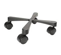 Wagner Cross 20091601 Rouleau pour Plantes Ø 30 x 8 cm I Rouleau pour Plantes pour l'intérieur et l'extérieur I Rouleau en Fonte d'aluminium revêtement Noir I Charge maximale 60 kg