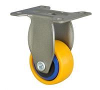 WAGNER Design - 3C - Roulette fixe/roulette de transport/roulette de meuble - multicolore, bande de roulement souple, diamètre Ø 25 mm, charge max. 12 kg - 01242501