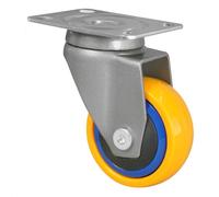 WAGNER Design - 3C - Roulette pivotante/roulette de transport/roulette de meuble - multicolore, bande de roulement souple, diamètre Ø 50 mm, roulement à billes, charge max. 50 kg - 01225001