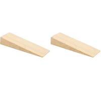 WAGNER design yourself Butoir de porte BOIS DE HÊTRE - Lot de 8-70 x 22 x 12 mm, cale de porte à glisser sous la porte, butoir en bois de hêtre massif -15690004