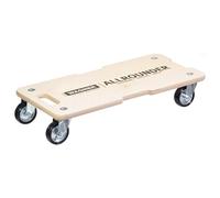 Aide au transport WAGNER MEDIUM - 59 x 29 x 12 cm, roues en caoutchouc solide et jante en acier Ø 75 mm, capacité de charge 300 kg - 20132701