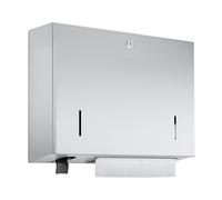 Wagner-Ewar A-Line Distributeur de serviettes en papier, avec 1 distributeur de savon, anti-vandalisme, 727787, WP550-5