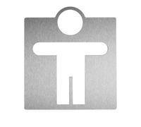 Wagner-Ewar AC Plaque de porte de toilettes, WC hommes, 700401, AC401
