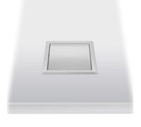 Wagner-Ewar Couvercle de poubelle WP 158-1 pour montage sous table, 727238, WP158-1