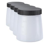 WAGNER Godet de Peinture avec Couvercle 600 ML pour Les Pistolets de Peinture WAGNER (Lot de 4)