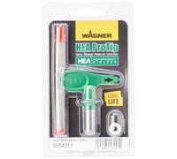 WAGNER HEA ProTip Buse 311, Buse airless pour peintures murales, sous couches, vernis & lasures, protection du bois et anti-corrosion/Jusqu’à 55% de brouillard de pulvérisation en moins, vert