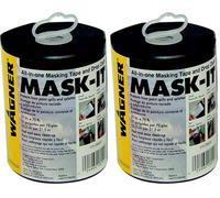 Wagner Mask It-Set, film de masquage + dévidoir pour mur et plafond - 0,55x21m (Lot de 2)