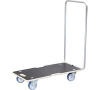 WAGNER Aide au transport Multiplex MAXIGRIP - 74 x 36,5 x 11 cm, roulettes Ø 100 mm, arceau en acier, capacité de charge 300 kg - 20134501