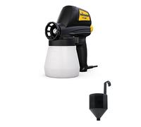 WAGNER Pistolet de peinture W 180 P pour peintures à base de solvants à base d'eau à l'intérieur et à l'extérieur, réservoir 800 ml, 10 M²- 13 min, 110 W