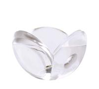 WAGNER Protection d'angle Safe Corner Small - Lot de 4 pièces - Ø 24 mm, Protection d'angle à Coller, pour l'intérieur et l'extérieur, en Plastique de Haute qualité - 15222004