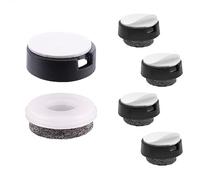 Wagner QuickClick® Patins de Meubles et de chaises en Feutre de Laine - Lot de 4 à Coller I 4X Base + Pad adhésif + Insert Changeable - Ultrasoft - diamètre Ø 20 mm - Made en Allemagne - 15830200