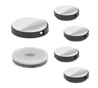 Wagner QuickClick® Patins de Meubles et de chaises en Feutre de Laine - Lot de 4 à Coller I 4X Base + Pad adhésif + Insert Changeable - Ultrasoft - diamètre Ø 40 mm - Made en Allemagne - 15830500
