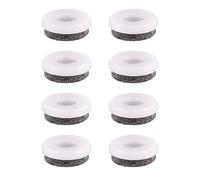 WAGNER QuickClick® Patins en feutre de laine pour meubles et chaises - Lot de 8 patins de rechange changeables - ULTRASOFT - diamètre Ø 25 mm - pour base Ø 25 mm - Made en Allemagne - 15829400