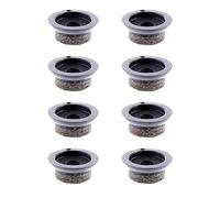 Wagner QuickClick® Patins en Feutre de Laine pour Meubles et chaises - Lot de 8 Patins de Rechange changeables - Ultrasoft Slim - diamètre Ø 20 mm - pour Base Ø 20 mm - Made en Allemagne - 15829600