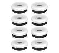 Wagner QuickClick® Patins en Feutre Robuste pour Meubles et chaises - Lot de 8 Patins de Rechange changeables - Naturel - diamètre Ø 25 mm - pour Base Ø 25 mm - Made en Allemagne - 15802800