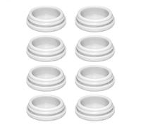 Wagner QuickClick® Patins en Plastique pour Meubles et chaises - Lot de 8 Patins de Rechange changeables - Hyper - diamètre Ø 20 mm - pour Base Ø 20 mm - Made en Allemagne - 15792800