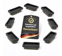 WAGNER QuickClick® Patins pour meubles et chaises en feutre de laine de rechange - Lot de 8 patins de réserve - feutre de laine ULTRASOFT - 32 x 15 mm pour base 32 x 15 mm - Made en Allemagne-15955100