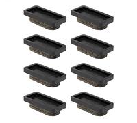 WAGNER QuickClick® Patins pour meubles et chaises en feutre de laine de rechange - Lot de 8 patins de réserve - feutre de laine ULTRASOFT - 32 x 15 mm pour base 32 x 15 mm - Made en Allemagne-15955100