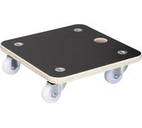 WAGNER Rouleau pour plantes / aide au transport MAXIGRIP 29 x 29 x 8,5 cm, bois stratifié, résistant aux intempéries, capacité de charge 200 kg, DE Ware - 20135001