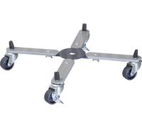 WAGNER Rouleau pour plantes SUN CITY BASIC 32-46 x 6 cm, extensible, extérieur & intérieur, acier, freins, capacité de charge 100 kg - 20082701