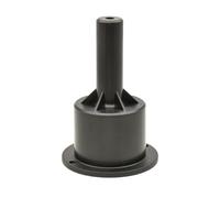 WAGNER Roulette de table escamotable primée pour tables à rallonges - diamètre de la roue Ø 27 mm, profondeur 77 mm, hauteur 6 mm, surface de roulement souple, ressort léger, charge 22 kg - 01008801