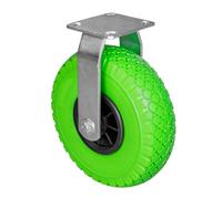 Roulette fixe WAGNER PANNENSICHER - roue en moussePolyuréthaneØ 260 mm, jante 75 mm, plateau 115 x 110 mm, charge max. 100 kg - 04726601