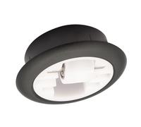 Wagner Roulette pivotante/mini roulette pivotante, diamètre 15 mm, rigide, roulement à billes, boîtier en plastique noir, diamètre 55/40 x 17/8 mm, tige en métal, charge maximale 50 kg, fabriquée en