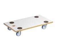 Wagner Socle à roulettes MM 1318 I 57,5 x 30 x 10 cm - Charge 200 kg - Patins antidérapants I revêtement spécial I ménage Le Sol I mobilité optimale I Facile à Nettoyer - 20131801