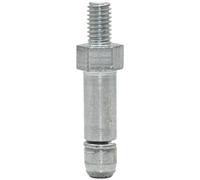 WAGNER Vis sans tête 2 pièces - M6 x 8/ Ø 8 mm x hauteur 8/26/40 mm, pour roulettes de meubles/patins de meubles avec support de 8 mm, acier galvanisé, anneau de serrage - 11009199
