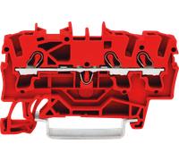 Borne de passage WAGO 2002-1303 5.20 mm ressort de traction rouge 100 pc(s)