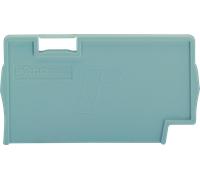 WAGO 2002-1393 - Plaque de séparation, 2 mm d'épaisseur, surmontée, grise