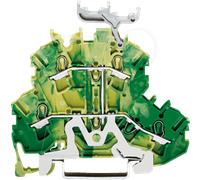 WAGO 2002-2237 - Bloc de jonction de traversée deux niveaux jusqu'à 2,5 mm²,vert-