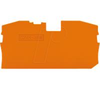WAGO 2004-1292 - Plaque terminale/intermédiaire pour WAGO 2004-12., orange