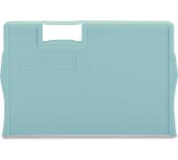 WAGO 2004-1293 - Plaque de séparation, 2 mm d'épaisseur, surmontée, grise
