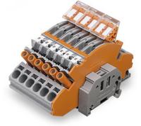 WAGO 2007-8875 Bloc de raccordement Push-In multicolore 1 pc(s)