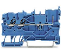 WAGO 2020-1304 Borne de base mini à 2 étages 3.50 mm Push-In bleu 50 pc(s)