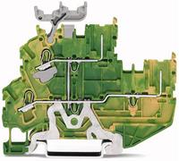 WAGO 2022-2237/427-000 Borne de base mini à 2 étages 5.20 mm Push-In vert, jaune 50 pc(s)