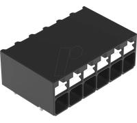 WAGO 2086-1206 - Bornier pour circuit imprimé THR, gâchette, 1,5 mm², 6 pôles