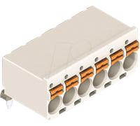 WAGO 2092-1372 - Connecteur femelle THT 1 fil, coudé, 2 pôles, jusqu'à 2,5 mm²