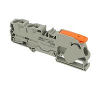 WAGO 2116-1301 3 CONDUCTOR THROUGH TERMINAL BLOCK AVEC LEVER ET PUSH-IN CAGE CLAMP ? 16 mm ?, GRIS
