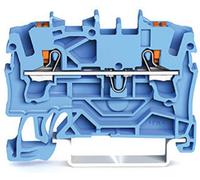 WAGO 2202-1204 Borne de passage 5.20 mm Push-In bleu 100 pc(s)