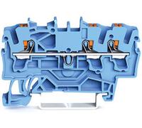 WAGO 2202-1304 Borne de passage 5.20 mm Push-In bleu 100 pc(s)
