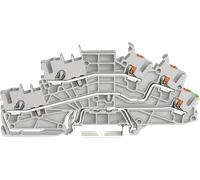 WAGO 2203-6545 - Bornier à étages d'installation, 2,5 mm², L/L/PE, gris