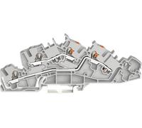WAGO 2205-7542 - Bornier à étages d'installation, 4,0 mm², L/L, gris