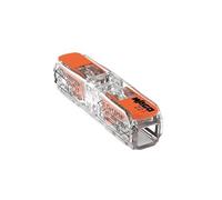 Wago - 221-2411 - Connecteur de passage, avec levier, pour tous les types de conducteurs, maximum 4 mm² - 15 pièces