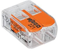 WAGO 221-412 - Borne de connexion, raccord 2 conducteurs