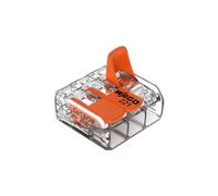 Wago 221-413 Lot de 50 boîtiers de raccordement avec leviers 3 connecteurs 12 V 220-240 V