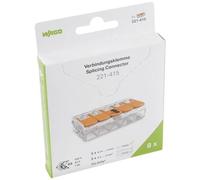 WAGO 221-415/996-008 Borne de raccordement flexible: - rigide: - Nombre de pôles (num): 5 8 pc(s)